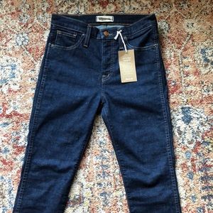 Madewell 10” High Rise skinny jeans, 26 Petite NWT